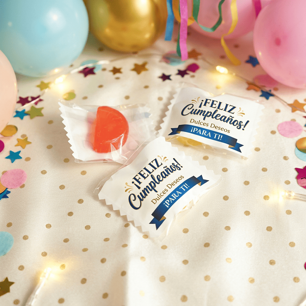 caramelos publicitarios con logo baratos