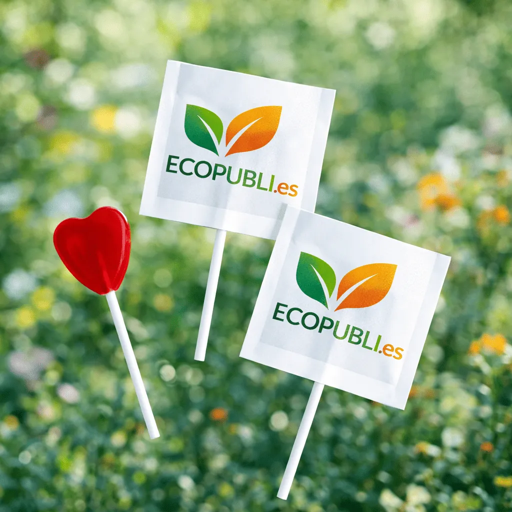 Piruletas personalizadas corazon fresa envio gratis