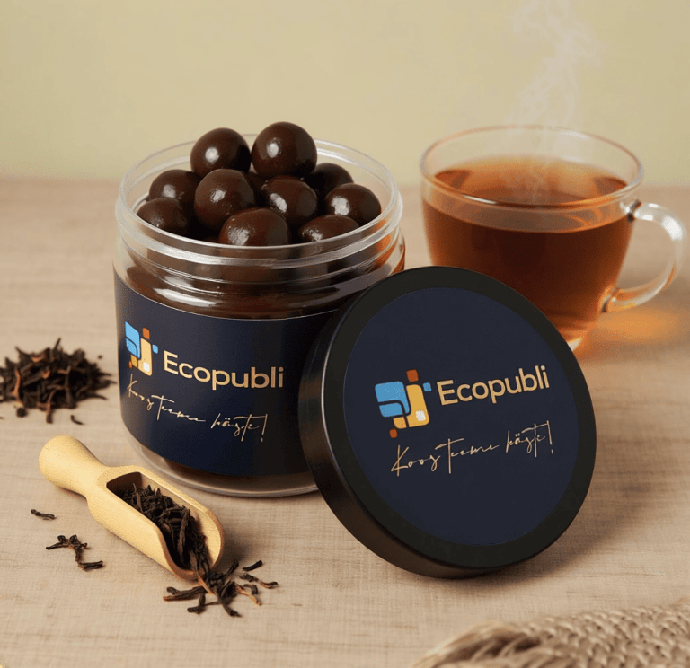 Tarros Personalizados Avellanas Revestidas de Chocolate Negro envio gratis