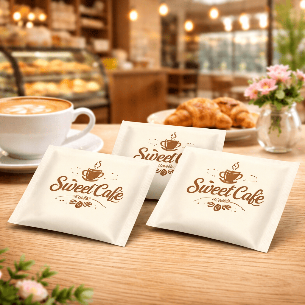 azucarillos en sobre con logo muy baratos.