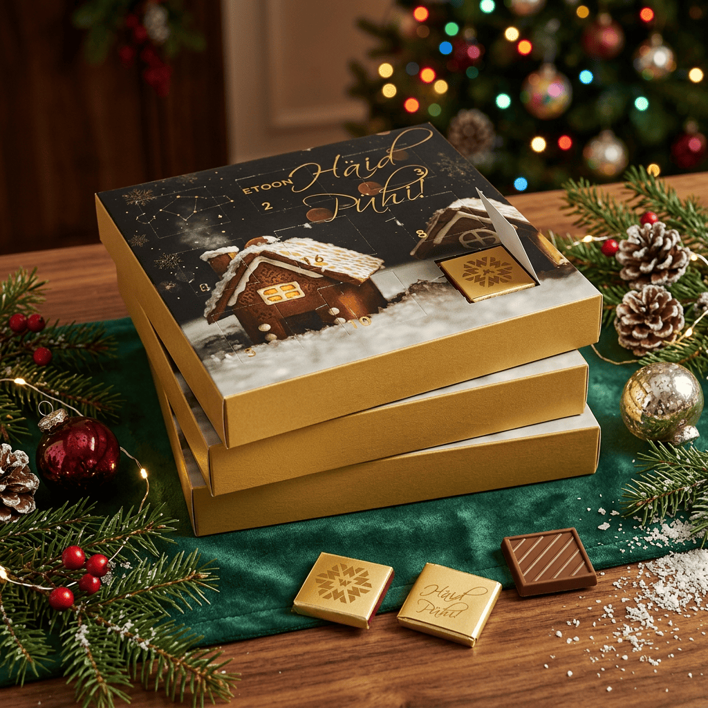 calendarios adviento publicitarios con logo envio gratis