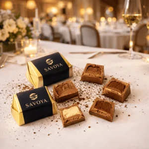 chocolates praline detalles de bienvenida personalizados.