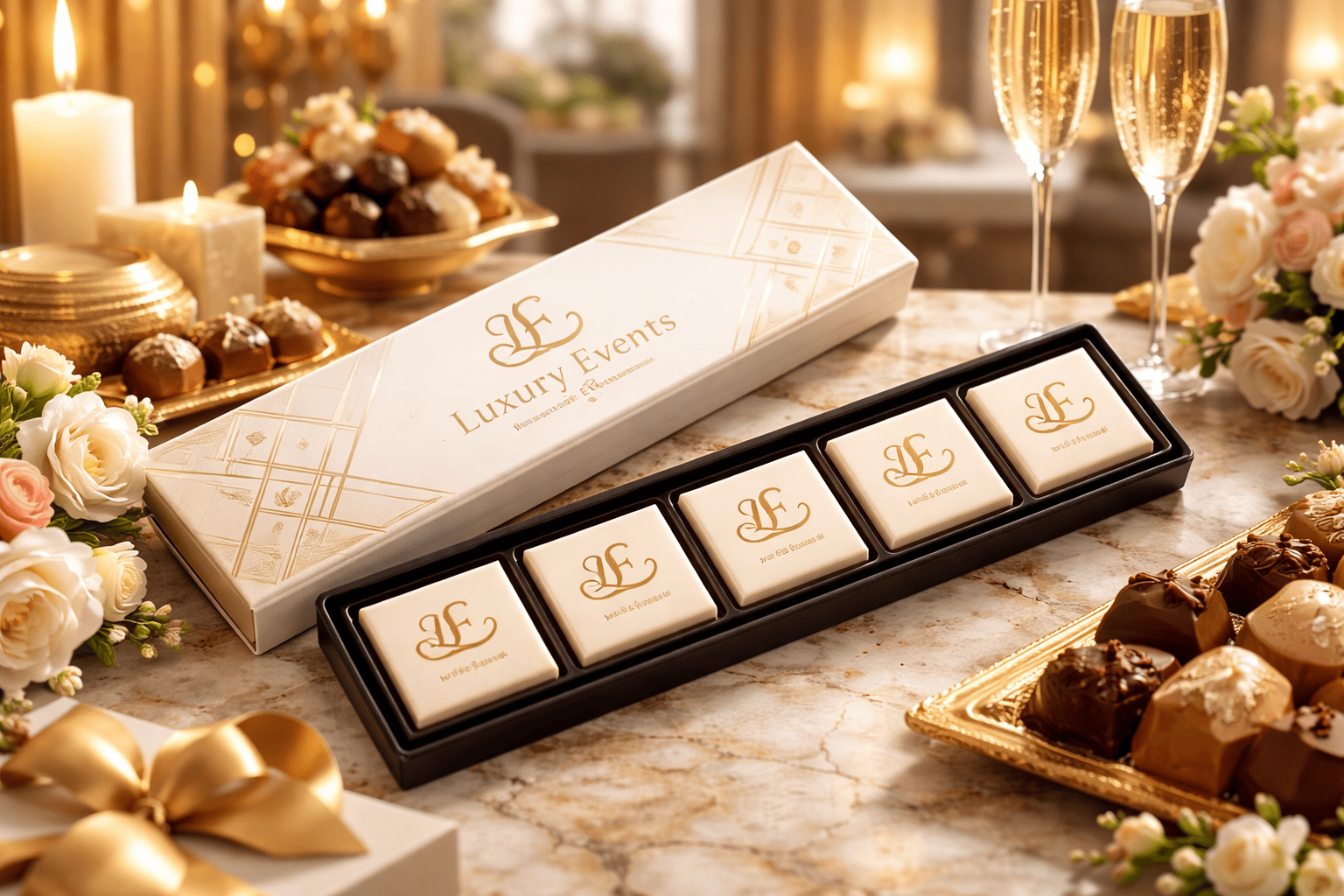 chocolatinas promocionales en caja personalizadas con envio gratis
