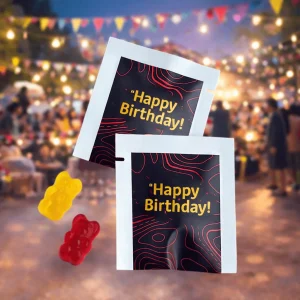 gominolas personalizadas para fiestas.