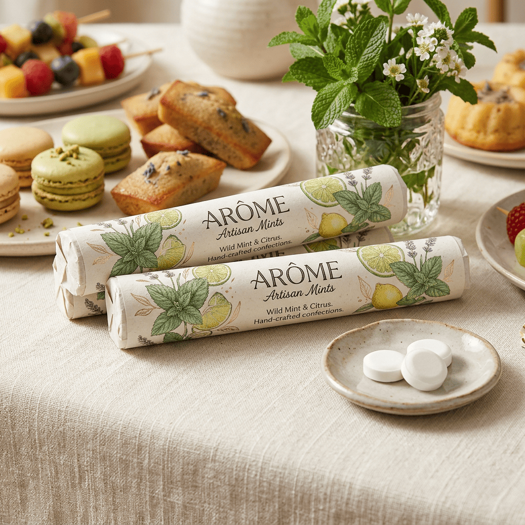 mints personalizados con logo para eventos sin pedidos minimos