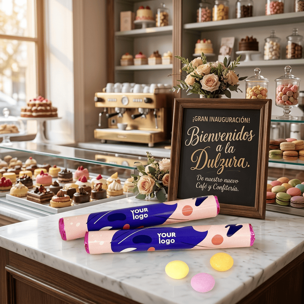 mentos personalizados con logo para eventos.