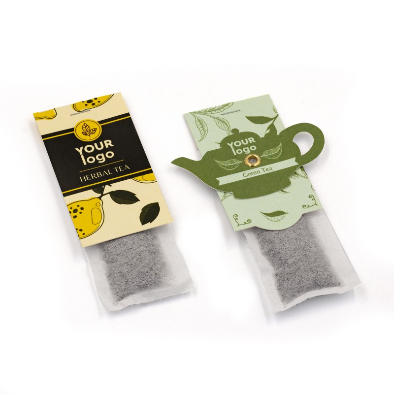 Bolsitas té personalizadas con logo - Imagen 2