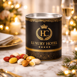 tubos personalizados mini frutos secos chocolate